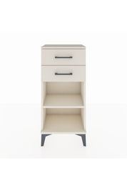 Arges Komodin Tek Raflı 2 Çekmeceli 44x30x96 Aytaşı-Aytaşı