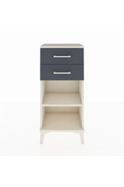 Arges Komodin Tek Raflı 2 Çekmeceli 44x30x96 Aytaşı-Antrasit