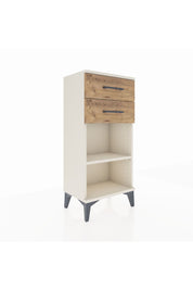 Arges Komodin Tek Raflı 2 Çekmeceli 44x30x96 Aytaşı-Çam