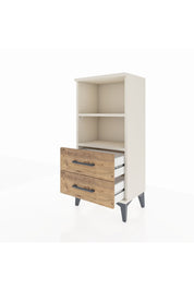 Arges Komodin 2 Raflı 2 Çekmeceli 44x30x96 Aytaşı-Çam