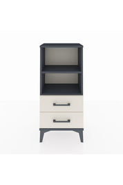 Arges Komodin 2 Raflı 2 Çekmeceli 44x30x96 Antrasit-Aytaşı