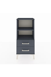 Arges Komodin 2 Raflı 2 Çekmeceli 44x30x96 Antrasit-Antrasit