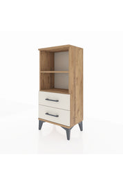 Arges Komodin 2 Raflı 2 Çekmeceli 44x30x96 Çam-Aytaşı