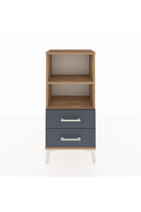 Arges Komodin 2 Raflı 2 Çekmeceli 44x30x96