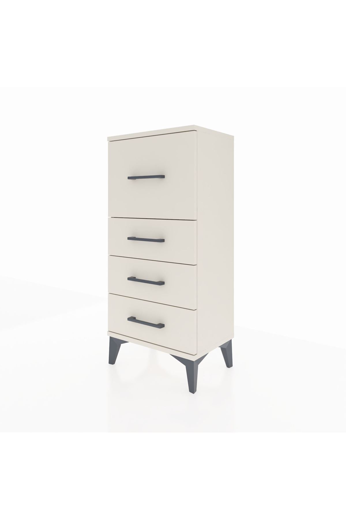 Arges Komodin 4 Çekmeceli 44x30x96 Aytaşı-Aytaşı