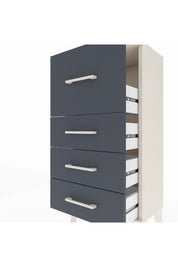 Arges Komodin 4 Çekmeceli 44x30x96 Aytaşı-Antrasit