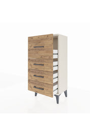 Arges Komodin 4 Çekmeceli 44x30x96 Aytaşı-Çam