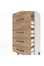 Arges Komodin 4 Çekmeceli 44x30x96 Aytaşı-Çam
