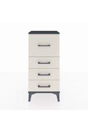 Arges Komodin 4 Çekmeceli 44x30x96 Antrasit-Aytaşı