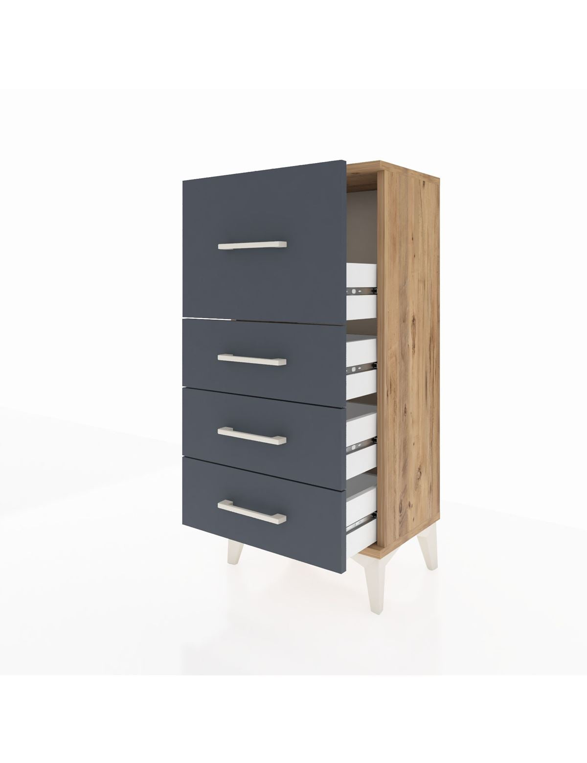 Arges Komodin 4 Çekmeceli 44x30x96 - S09M006V8A