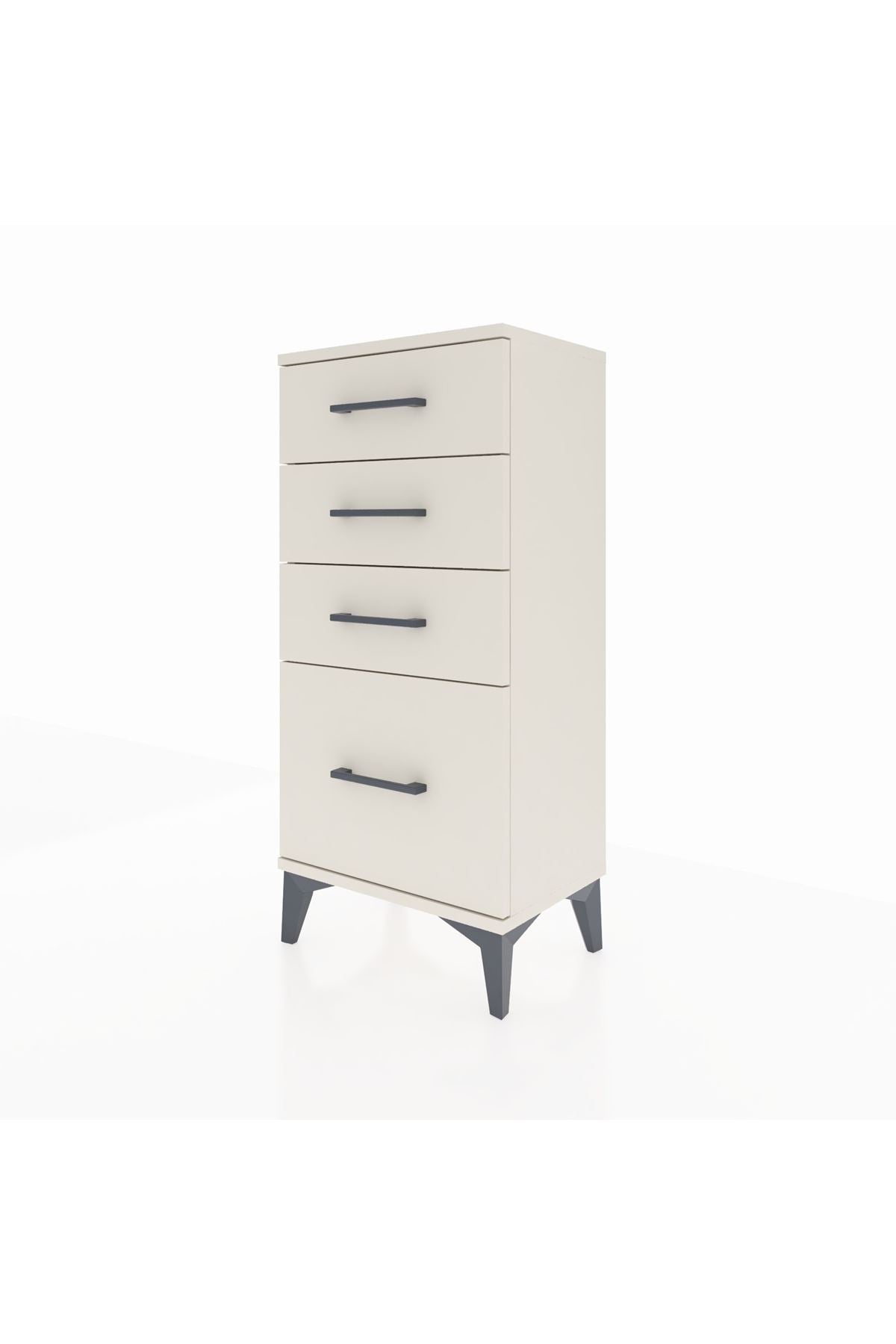 Arges Komodin 4 Çekmeceli 44x30x96 Aytaşı-Aytaşı