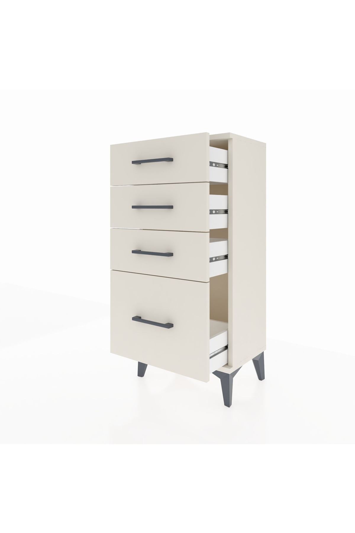 Arges Komodin 4 Çekmeceli 44x30x96 Aytaşı-Aytaşı