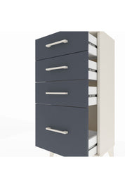 Arges Komodin 4 Çekmeceli 44x30x96 Aytaşı-Antrasit