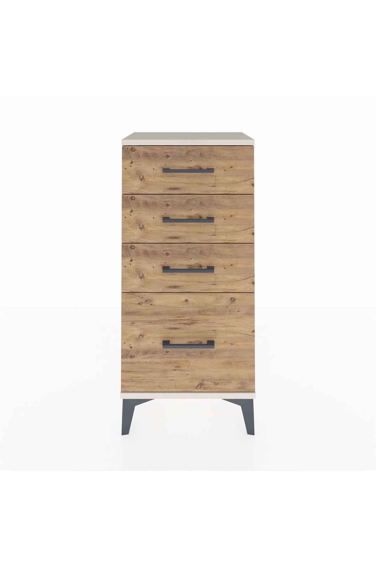 Arges Komodin 4 Çekmeceli 44x30x96 Aytaşı-Çam