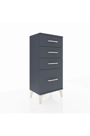 Arges Komodin 4 Çekmeceli 44x30x96 Antrasit-Antrasit