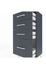 Arges Komodin 4 Çekmeceli 44x30x96 Antrasit-Antrasit