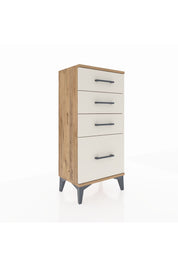 Arges Komodin 4 Çekmeceli 44x30x96 Çam-Aytaşı