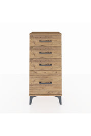 Arges Komodin 4 Çekmeceli 44x30x96 Çam-Çam