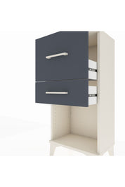 Arges Komodin 2 Çekmeceli 44x30x96 Aytaşı-Antrasit