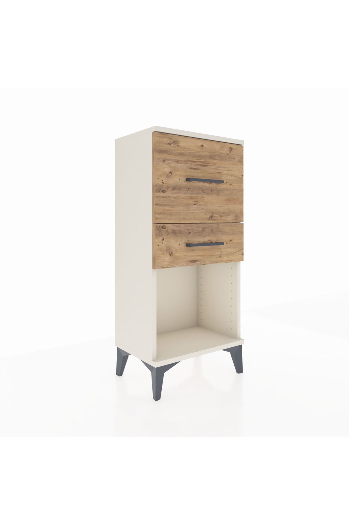 Arges Komodin 2 Çekmeceli 44x30x96 Aytaşı-Çam