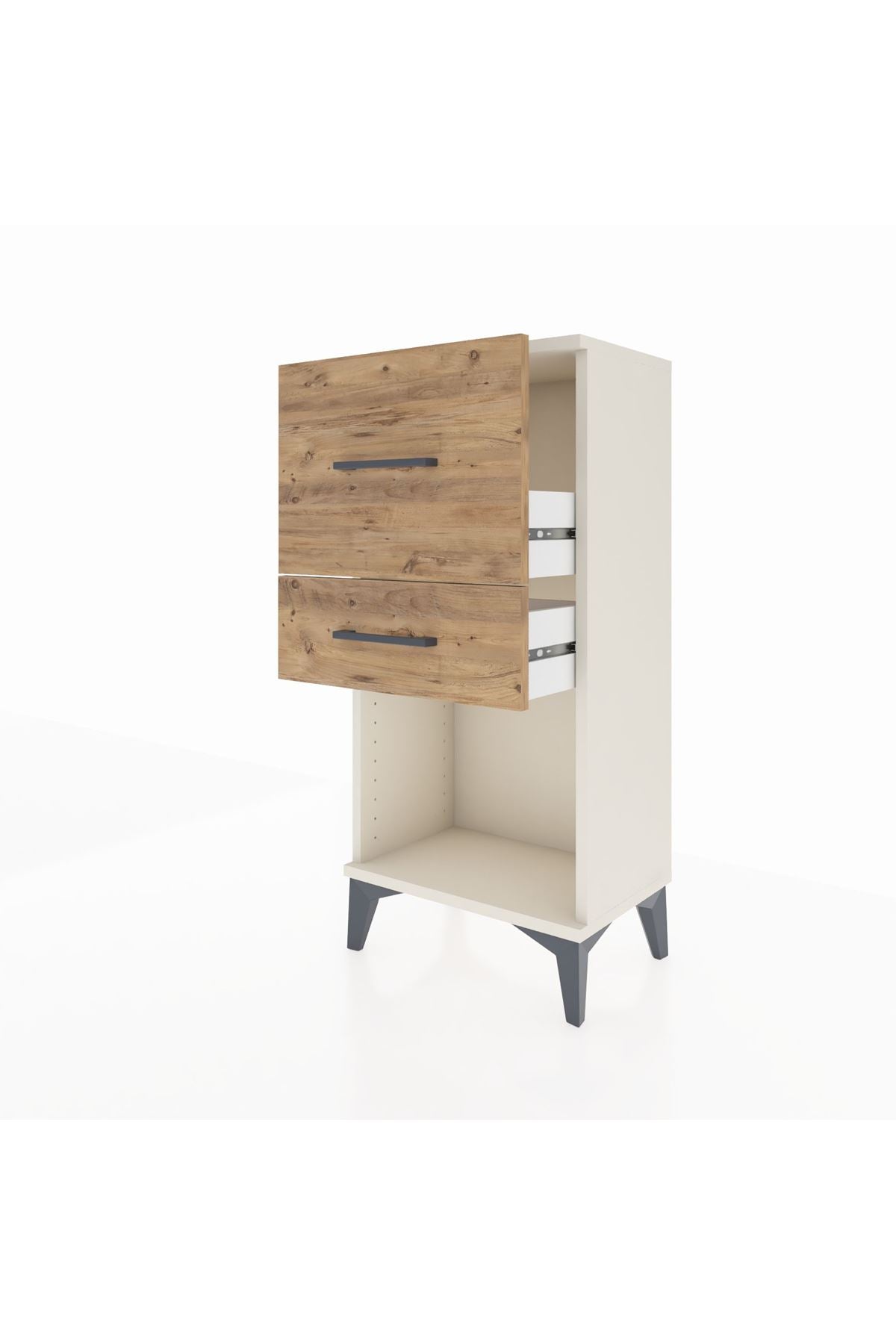 Arges Komodin 2 Çekmeceli 44x30x96 Aytaşı-Çam