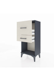 Arges Komodin 2 Çekmeceli 44x30x96 Antrasit-Aytaşı