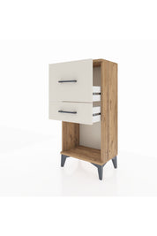 Arges Komodin 2 Çekmeceli 44x30x96 Çam-Aytaşı