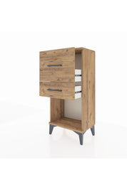 Arges Komodin 2 Çekmeceli 44x30x96 Çam-Çam