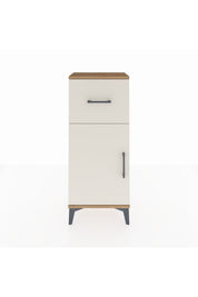 Arges Komodin Tek Raflı Tek Çekmeceli Tek Kapaklı 44x30x106 Çam-Aytaşı