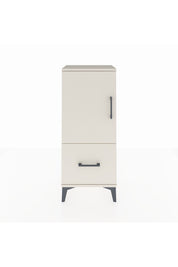 Arges Komodin 2 Raflı Tek Çekmeceli Tek Kapaklı 44x30x106 Aytaşı-Aytaşı