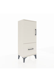 Arges Komodin 2 Raflı Tek Çekmeceli Tek Kapaklı 44x30x106 Aytaşı-Aytaşı