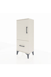 Arges Komodin 2 Raflı Tek Çekmeceli Tek Kapaklı 44x30x106 Aytaşı-Aytaşı