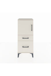 Arges Komodin 2 Raflı 2 Çekmeceli Tek Kapaklı 44x30x106 Aytaşı-Aytaşı