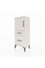 Arges Komodin 2 Raflı 2 Çekmeceli Tek Kapaklı 44x30x106 Aytaşı-Aytaşı