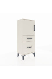 Arges Komodin 2 Raflı 2 Çekmeceli Tek Kapaklı 44x30x106 Aytaşı-Aytaşı