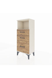 Arges Komodin Tek Raflı 3 Çekmeceli 44x30x106 Aytaşı-Çam