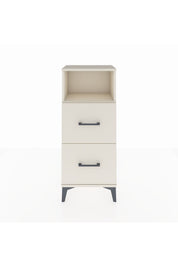 Arges Komodin Tek Raflı 2 Çekmeceli 44x30x106 Aytaşı-Aytaşı