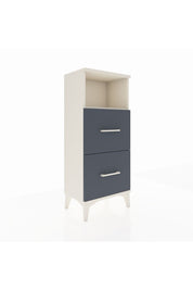 Arges Komodin Tek Raflı 2 Çekmeceli 44x30x106 Aytaşı-Antrasit