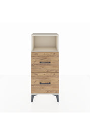 Arges Komodin Tek Raflı 2 Çekmeceli 44x30x106 Aytaşı-Çam
