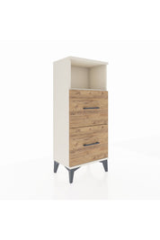 Arges Komodin Tek Raflı 2 Çekmeceli 44x30x106 Aytaşı-Çam