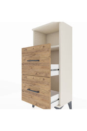 Arges Komodin Tek Raflı 2 Çekmeceli 44x30x106 Aytaşı-Çam