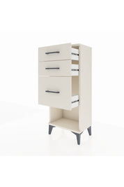 Arges Komodin 3 Çekmeceli 44x30x106 Aytaşı-Aytaşı