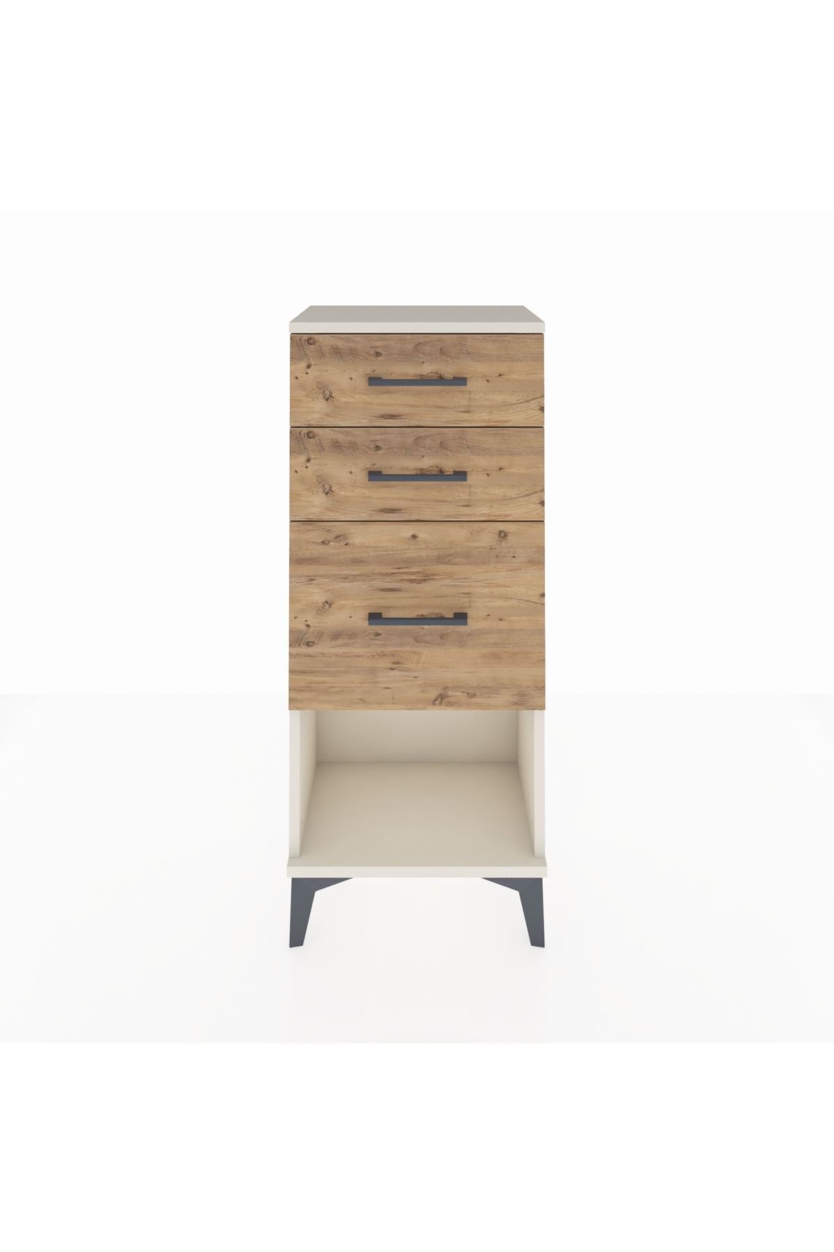 Arges Komodin 3 Çekmeceli 44x30x106 Aytaşı-Çam