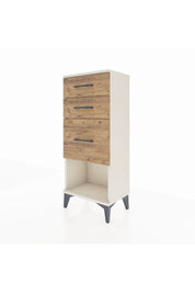 Arges Komodin 3 Çekmeceli 44x30x106 Aytaşı-Çam