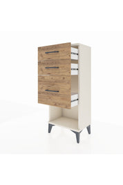 Arges Komodin 3 Çekmeceli 44x30x106 Aytaşı-Çam