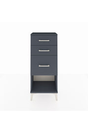 Arges Komodin 3 Çekmeceli 44x30x106 Antrasit-Antrasit