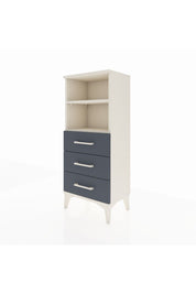 Arges Komodin 2 Raflı 3 Çekmeceli 44x30x106 Aytaşı-Antrasit