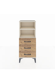 Arges Komodin 2 Raflı 3 Çekmeceli 44x30x106 Aytaşı-Çam
