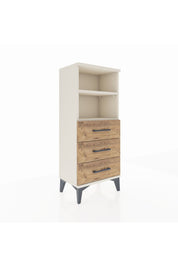 Arges Komodin 2 Raflı 3 Çekmeceli 44x30x106 Aytaşı-Çam