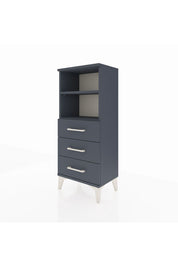 Arges Komodin 2 Raflı 3 Çekmeceli 44x30x106 Antrasit-Antrasit